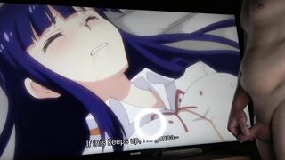 Hottest Anime Hentai Schoolgirl Can't Stop Masturbating In Class With Others Seeing (SO RISKY)