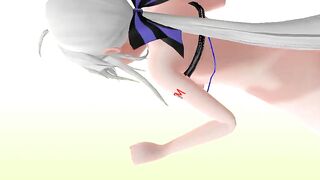 【TOY-MMD】Haku & ridge stick【R-18】