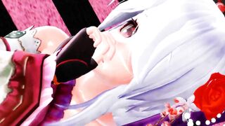 【MMD】TDA type modified Haku - PiNK CAT【R-18】