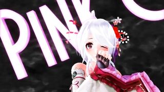 【MMD】TDA type modified Haku - PiNK CAT【R-18】