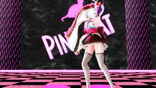 【MMD】TDA type modified Haku - PiNK CAT【R-18】