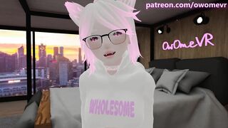 POV Sexy Futa uses you for her pleasure - VRchat erp - Preview