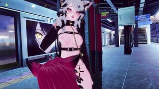 Delayed train leads to catgirl fun :3 VRChat ERP