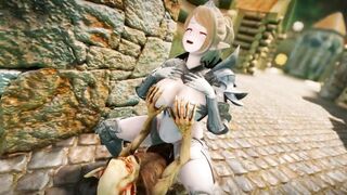 Big Breasts Elf Mama Fucked by Goblin Surrender Service Seeding Sex 3D Hentai NSFW NTR Part 4