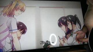 Hottest Hentai Uncensored Threesome With Creampie At School