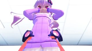 【MMD】Yuzuki Yukari Break a sweat【R-18】