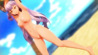 【MMD】Sheer bikini Murakumo - Lamb【R-18】