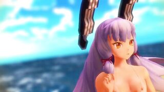 【MMD】Sheer bikini Murakumo - Lamb【R-18】