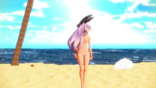 【MMD】Sheer bikini Murakumo - Lamb【R-18】