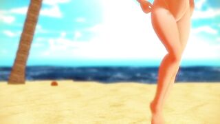 【MMD】Sheer bikini Murakumo - Lamb【R-18】