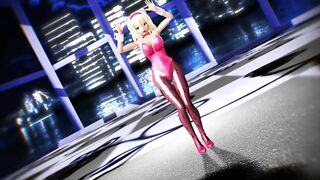 【MMD】PINK CAT Alice【R-18】