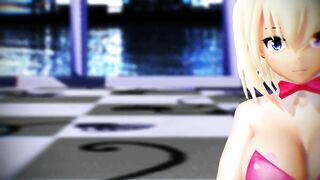 【MMD】PINK CAT Alice【R-18】