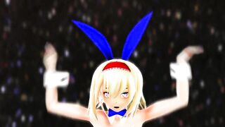 【MMD】Bunny Alice Get Up & Move【R-18】