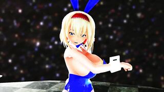 【MMD】Bunny Alice Get Up & Move【R-18】