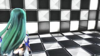 【MMD】Anti-demon shrine maiden Sanae【R-18】