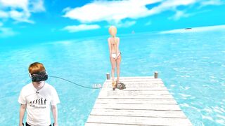 【SUMMER VACATION】 アリスとサカナの合体【VRエロゲー実況】