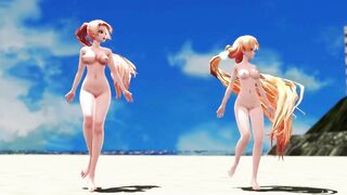 【MMD】Gokuraku Jodo Angela Balzac【R-18】