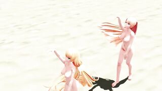 【MMD】Gokuraku Jodo Angela Balzac【R-18】