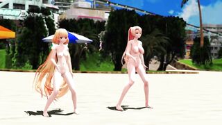 【MMD】Gokuraku Jodo Angela Balzac【R-18】