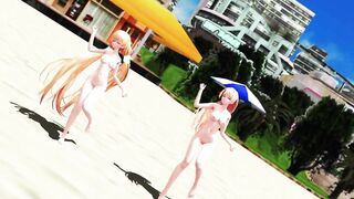 【MMD】Gokuraku Jodo Angela Balzac【R-18】