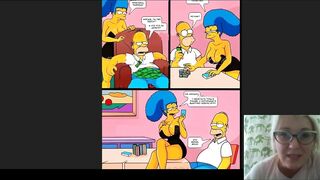 The Simpsons subtitles Симсоны Групповуха Покер Gangbang Poker