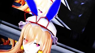 【SEX-MMD】Purple cosplay Gokuraku Jodo【R-18】