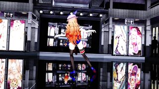 【SEX-MMD】Purple cosplay Gokuraku Jodo【R-18】