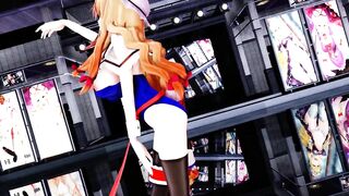 【SEX-MMD】Purple cosplay Gokuraku Jodo【R-18】