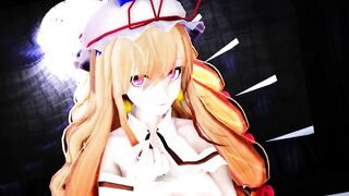 【SEX-MMD】Purple cosplay Gokuraku Jodo【R-18】