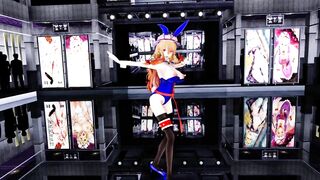 【SEX-MMD】Purple cosplay Gokuraku Jodo【R-18】