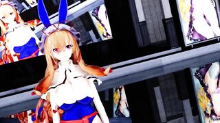 【SEX-MMD】Purple cosplay Gokuraku Jodo【R-18】