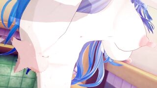 【Vtuber 雪花ラミィ】雪花ラミィがバックでセックスするだけLoop3