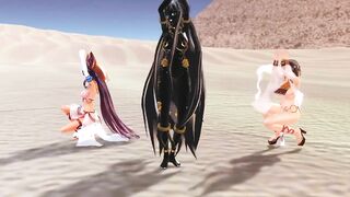 【MMD】Egyptian daughters is a tiger (back version)【R-18】