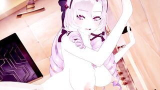 【Vtuber 壱百満天原サロメ】壱百満天原サロメがバックでセックスするだけLoop3