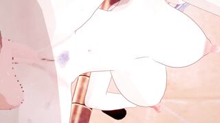 【Vtuber 雪城眞尋】雪城眞尋がバックでセックスするだけLoop3