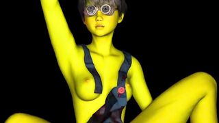 Cosplay Minion Babe Takes Big Dick