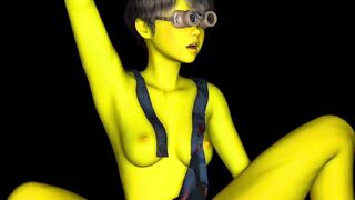 Cosplay Minion Babe Takes Big Dick