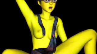 Cosplay Minion Babe Takes Big Dick