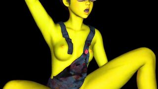 Cosplay Minion Babe Takes Big Dick