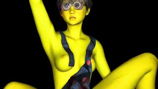 Cosplay Minion Babe Takes Big Dick