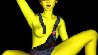 Cosplay Minion Babe Takes Big Dick