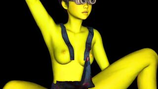 Cosplay Minion Babe Takes Big Dick