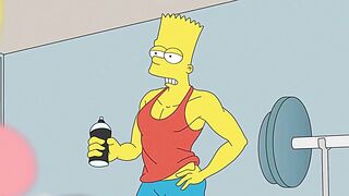 Bart Se Coge A Marge