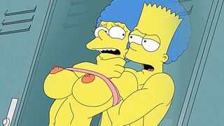 Bart Se Coge A Marge