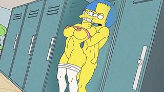 Bart Se Coge A Marge