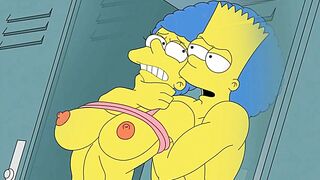 Bart Se Coge A Marge