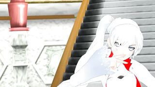 【MMD】KISS ME - Ruby & Weiss【R-18】