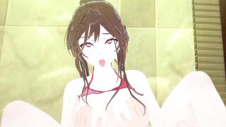 Mizuhara Chizuru Rent girlfriend as Ichinose Chizuru Ahegao