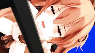 【SEX-MMD】Onegai Darling - in the village rain (Sex in the end)【R-18】