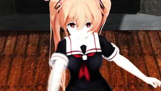 【SEX-MMD】Onegai Darling - in the village rain (Sex in the end)【R-18】